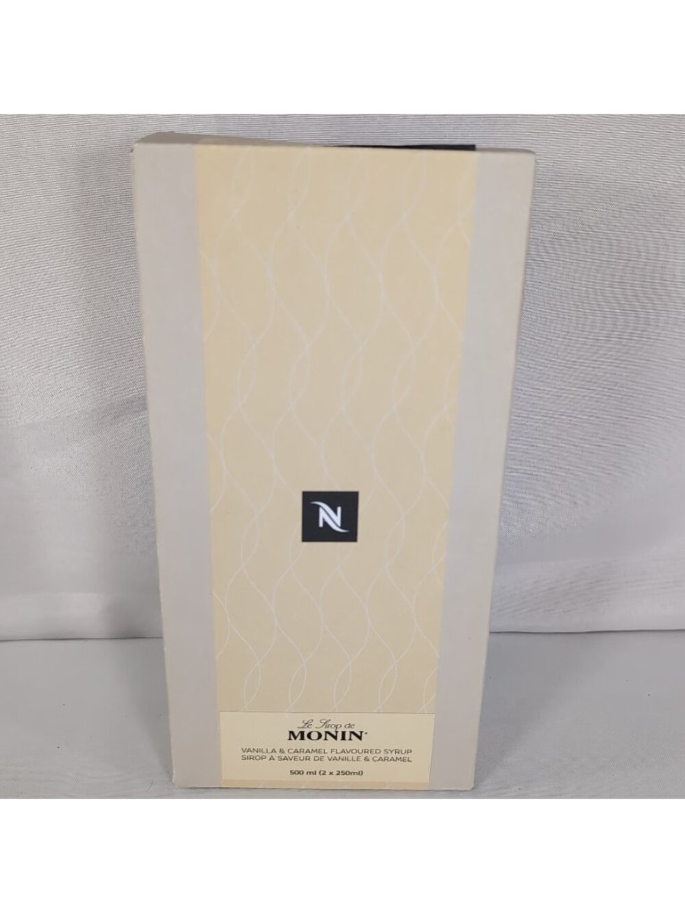 Nespresso Le Tirop de Monin Vanilla & Caramel 500 ml (2 x 250ml) New